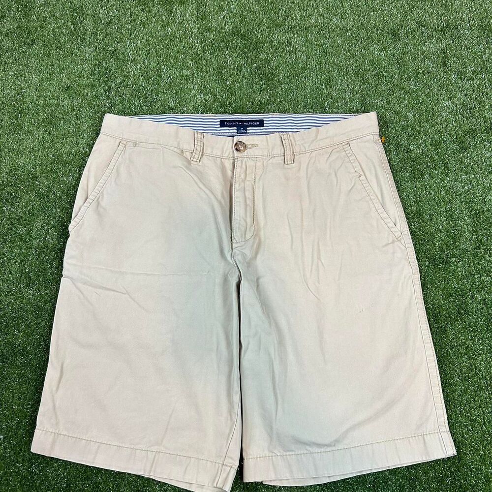 Tommy-hilfiger Men's Cream and Tan Shorts